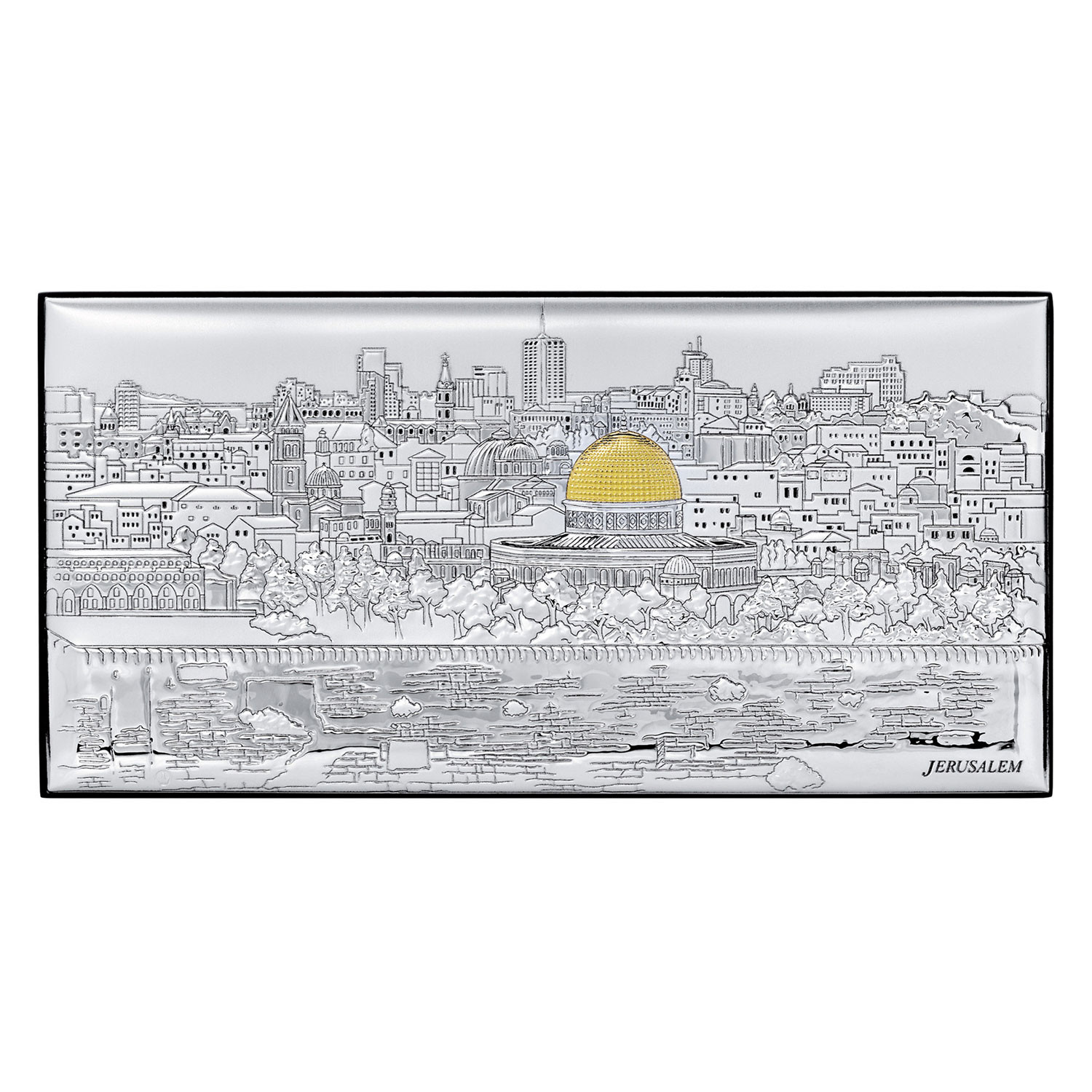 Ασημένια Εικόνα Τοπίο της Ιερουσαλήμ MA-E1205-X img